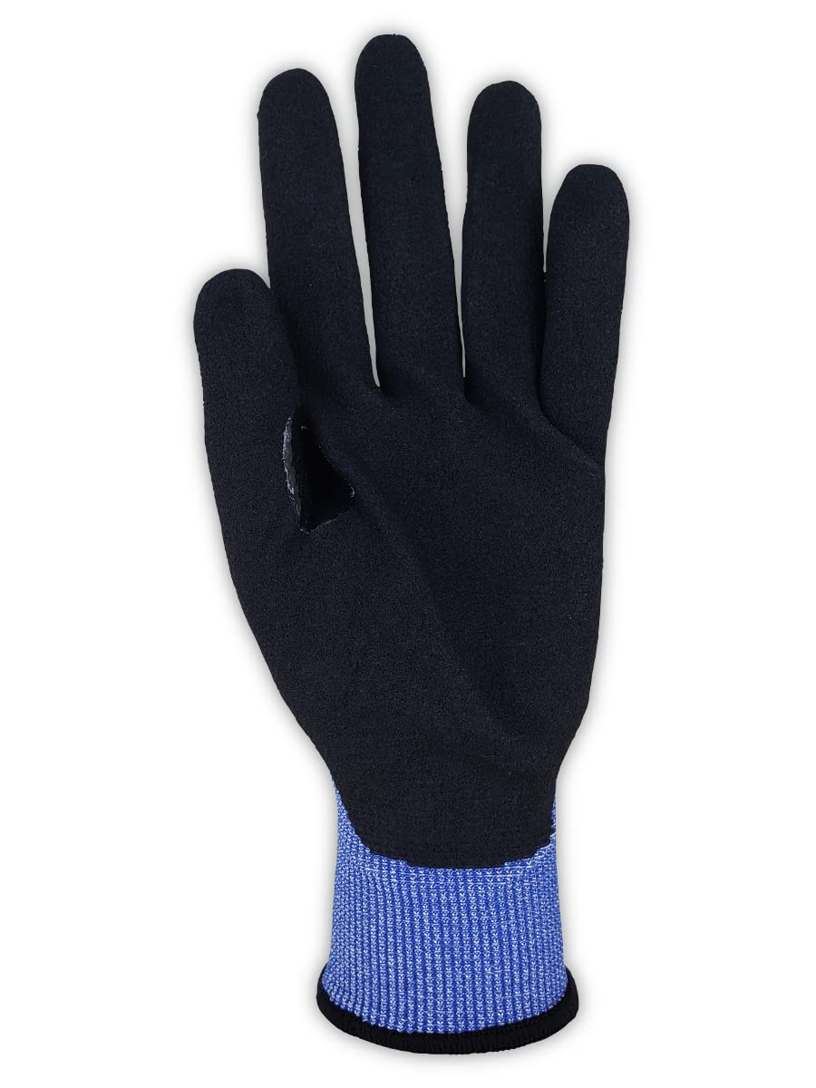 MAGID D-ROC AeroDex ANSI A8 VersaTek Grip Coated Palm Work Gloves, 12 Pairs, Size 8/Medium (GPD883)
