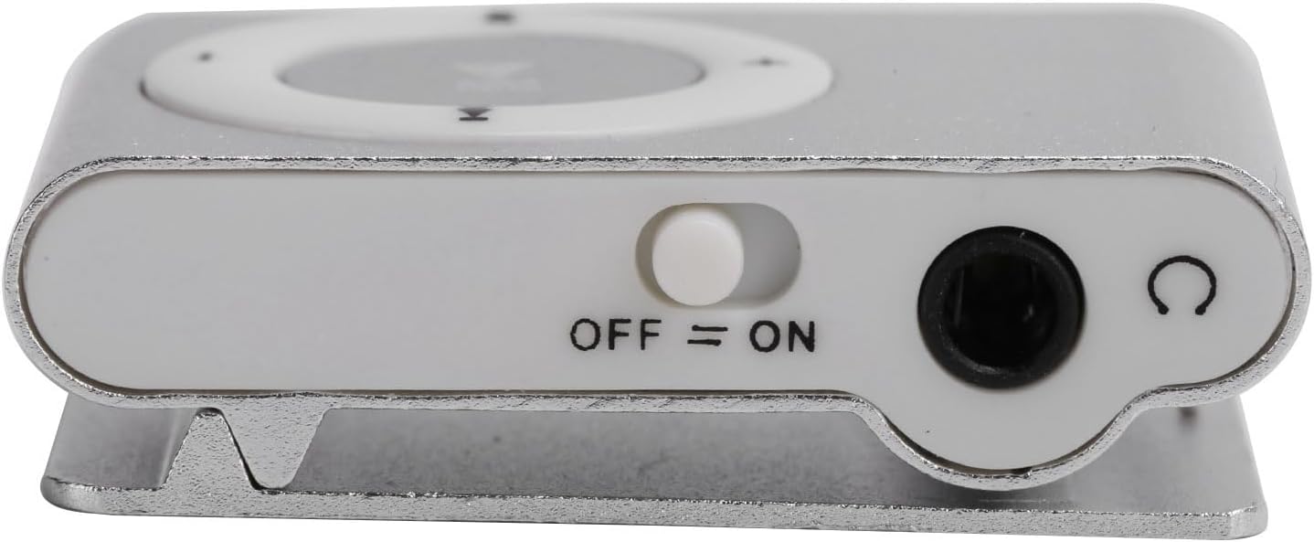 Zerone MP3 MiniMP3 Mini Player, Portable Player Aluminum Alloy Digital Media Player BackClip Player with Earphone