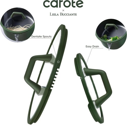 CAROTE 31PCS Nonstick Cookware Set - Induction Titanium & Non-Toxic Granite | PFOA Free