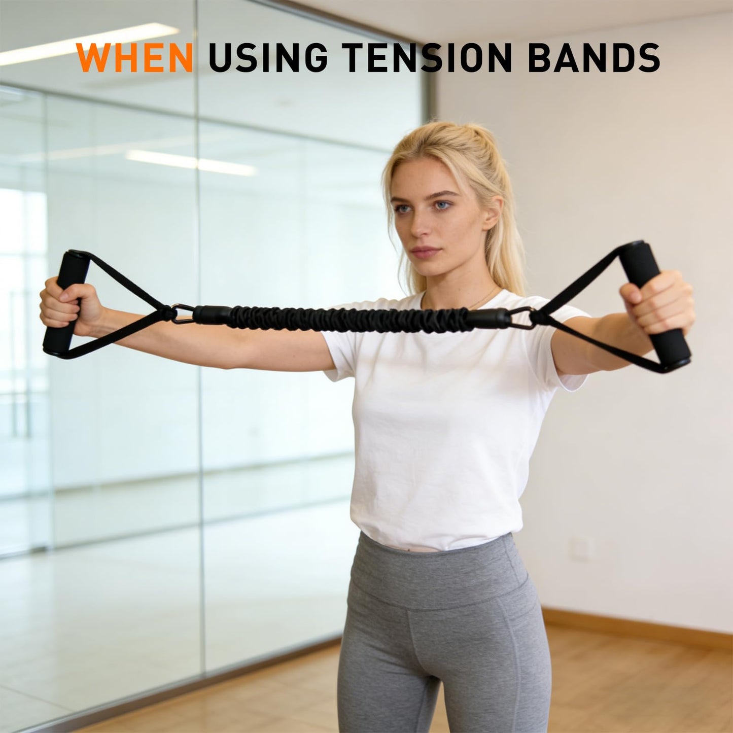 Upgraded Multifunction Pedal Resistance Band with Handle, 4 Tube Adjustable Tube Foot Pedal Device Puller Exercise Bands, for Abs Arm Leg Waist Workout, Sit Up Fitness Equipment for Full Body Training