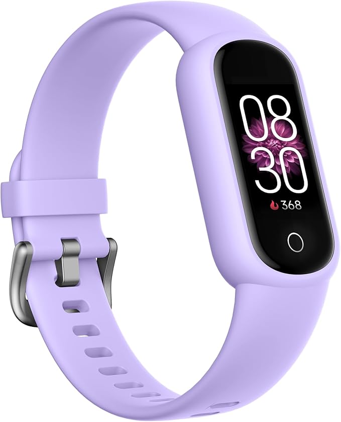 Fitness Tracker Watch with Heart Rate/Sleep Tracker/IP68 Waterproof, Activity Tracker with Pedometer Step Counter, Health Watch for Women with 14 Sports Compatible Android iOS, Lilac