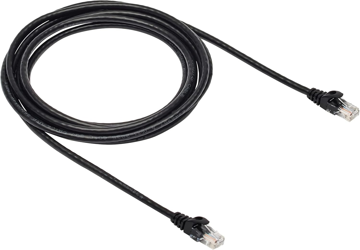 RJ45 6 10Gbps 250MHz, 10 Amazon Basics Cat Ethernet Patch Cable, High-Speed, Snagless, Gold-Plated Connectors, Foot