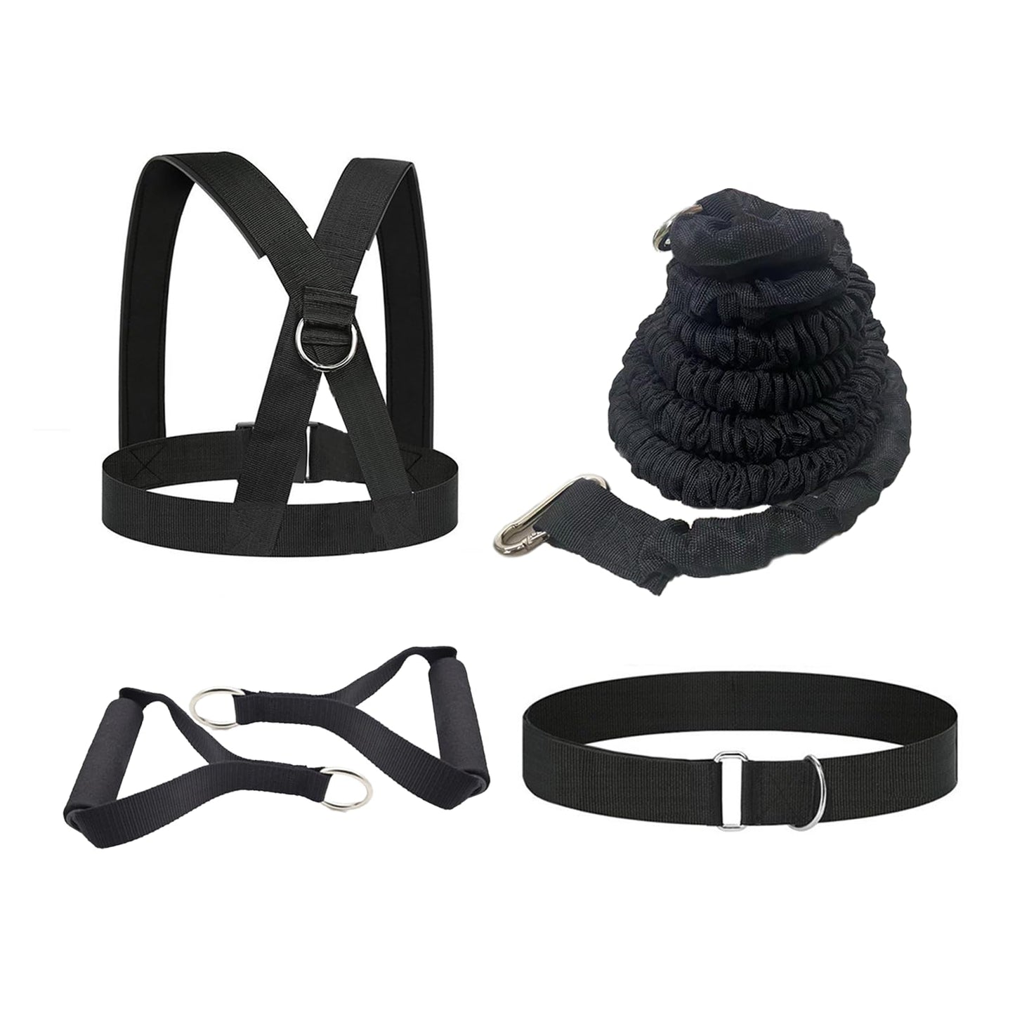 Ycendelion Resistance Band Training Equipment, Sled Shoulder Belt Help to Improve Strength Agility Power Speed Suit for Football Basketball Baseball Running Volleyball
