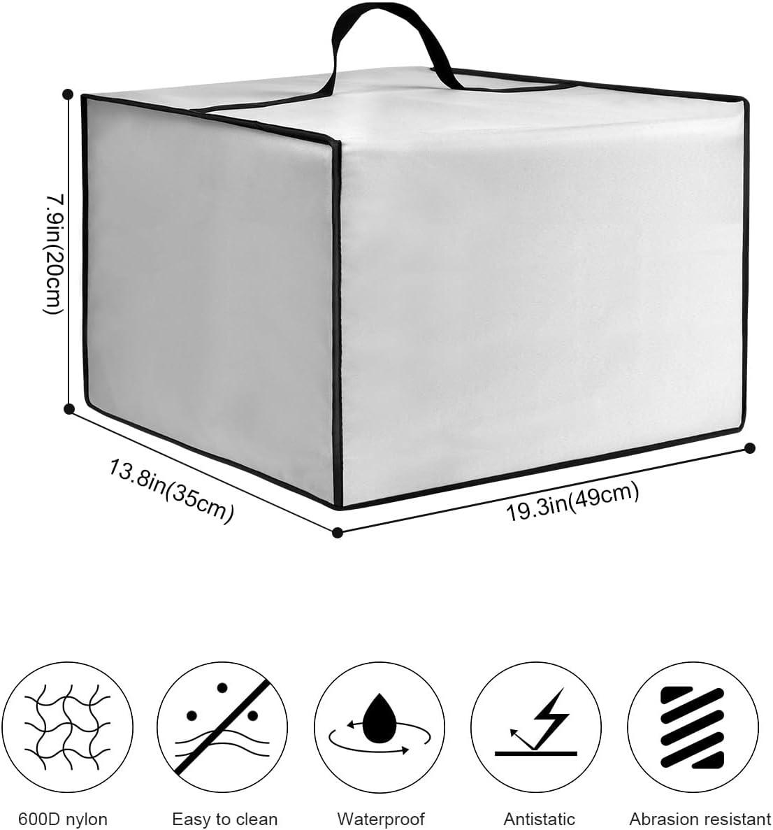 4227e/4255e/4155e Waterproof Dust Cover Printer Cover Heavy Duty Nylon Case for HP DeskJet DeskJet Wireless All-in-One