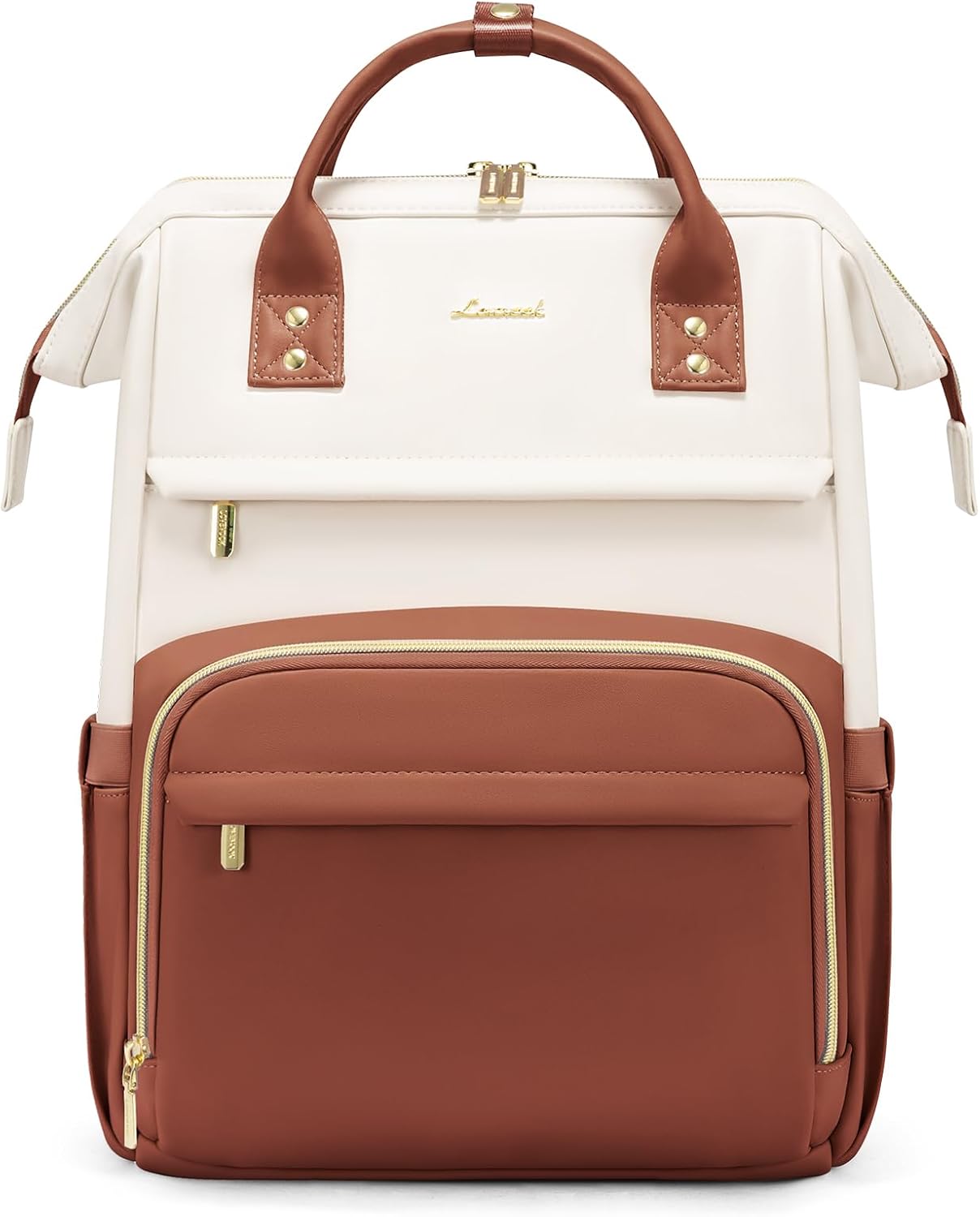 Backpack Women,17 inch Backpack Backpack Backpack LOVEVOOK Leather for Leather Laptop Women,Professional Work Nurse