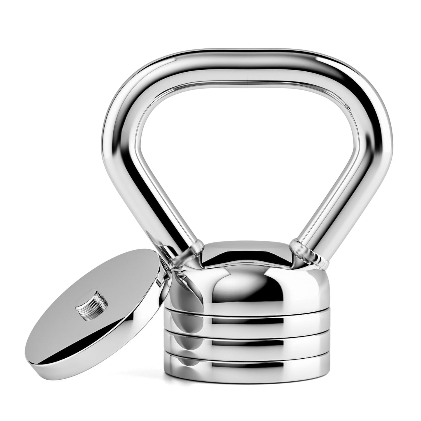 Northdeer Adjustable Kettlebell 20LB - Steel Kettlebell 10LB 12.5LB 15LB 17.5LB 20LB - Weight for Home Training
