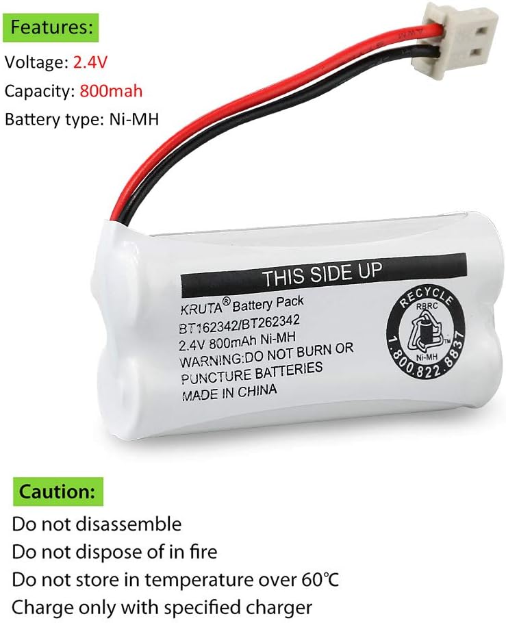 Kruta BT162342 BT262342 BT183342 BT283342 BT166342 BT266342 CS6114 CS6419 CS6719 EL52300 CL80111 Handset (Pack 2)