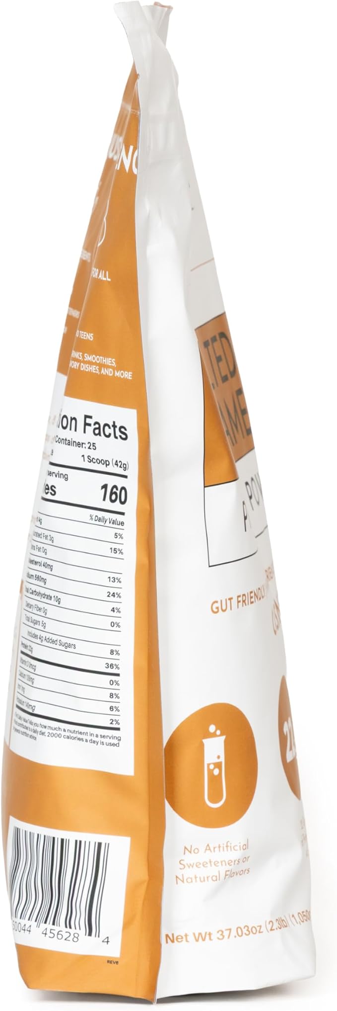 JUST INGREDIENTS Salted Caramel Protein Powder ??30-Serving Blend with 100% Grass-Fed Whey & Organic Plant Proteins ??Naturally Flavored ??Supports Muscle Recovery, Energy *