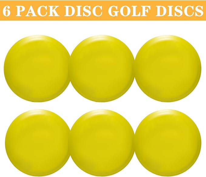 Disc Golf Driver | Flying Golf Discs Set of 6 for Beginners – DIY Your Discs