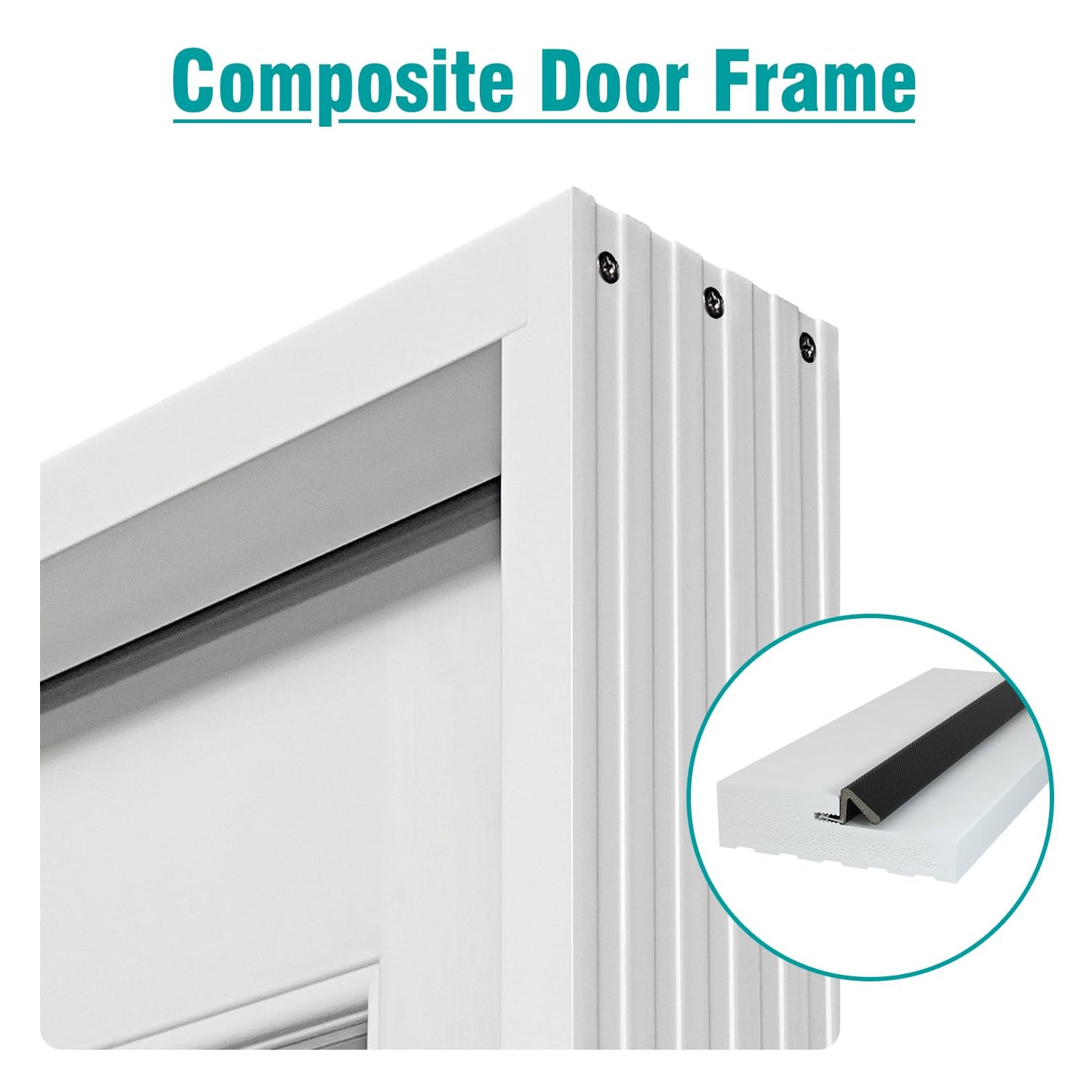 36x80 Fiberglass Prehung Exterior Door, Half Lite 2-Panel Frosted Glass Front Entry Door with Brickmould, White Primed (Right Hand Inswing)