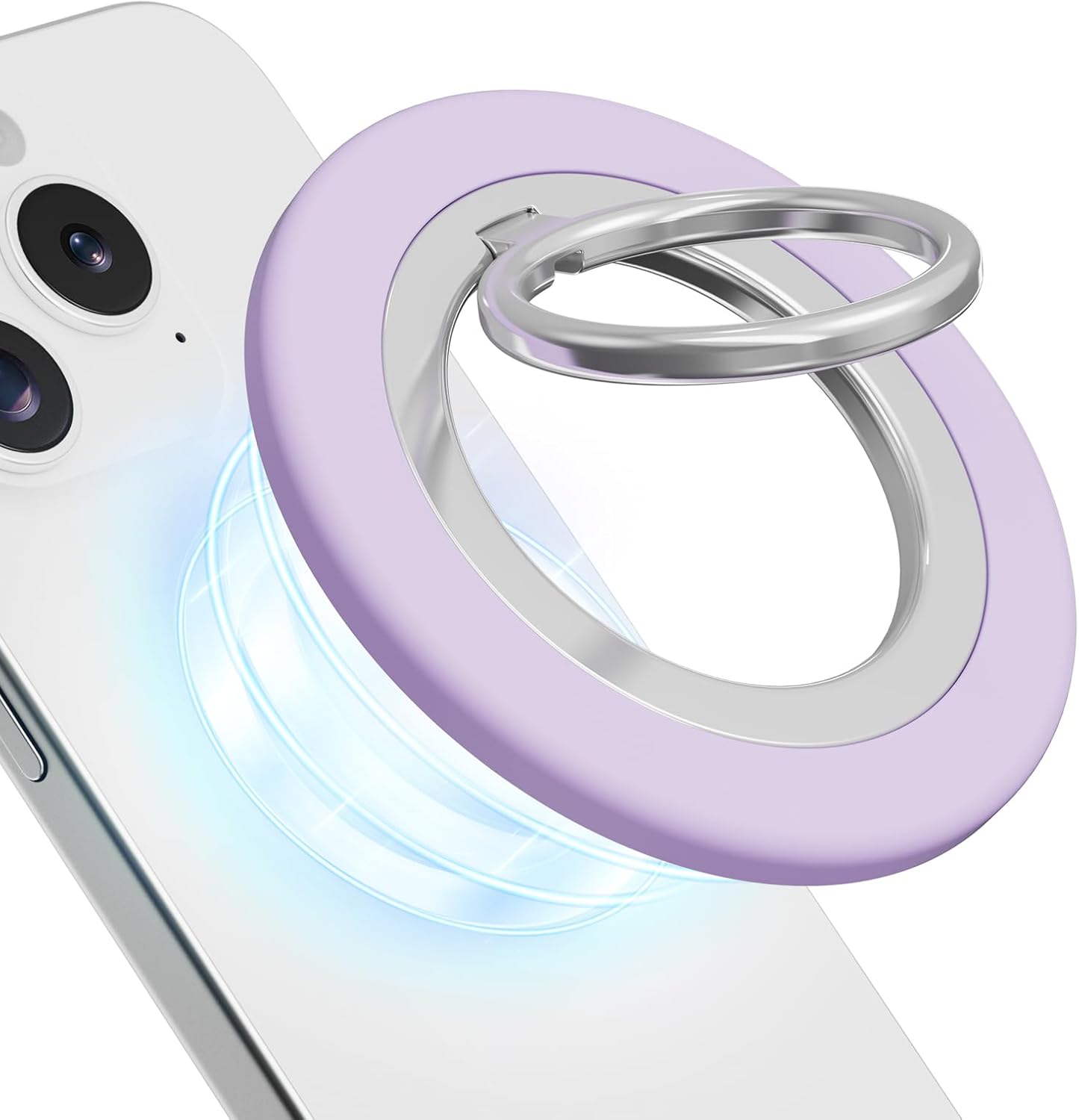 CISID 17/16/15/14/13/12 Phone Ring Holder, Dual Sided Magnetic Phone Grip Magnet Cell Phone Finger Holder for Hand
