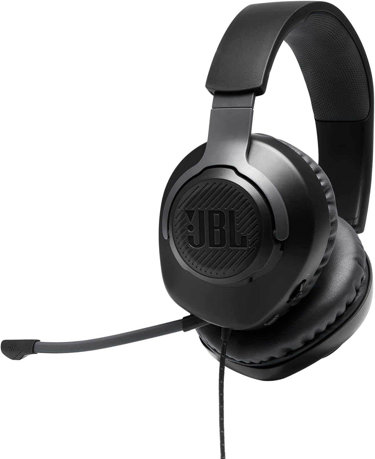100 JBL Quantum - Wired Over-Ear Gaming Headphones - Black, Large