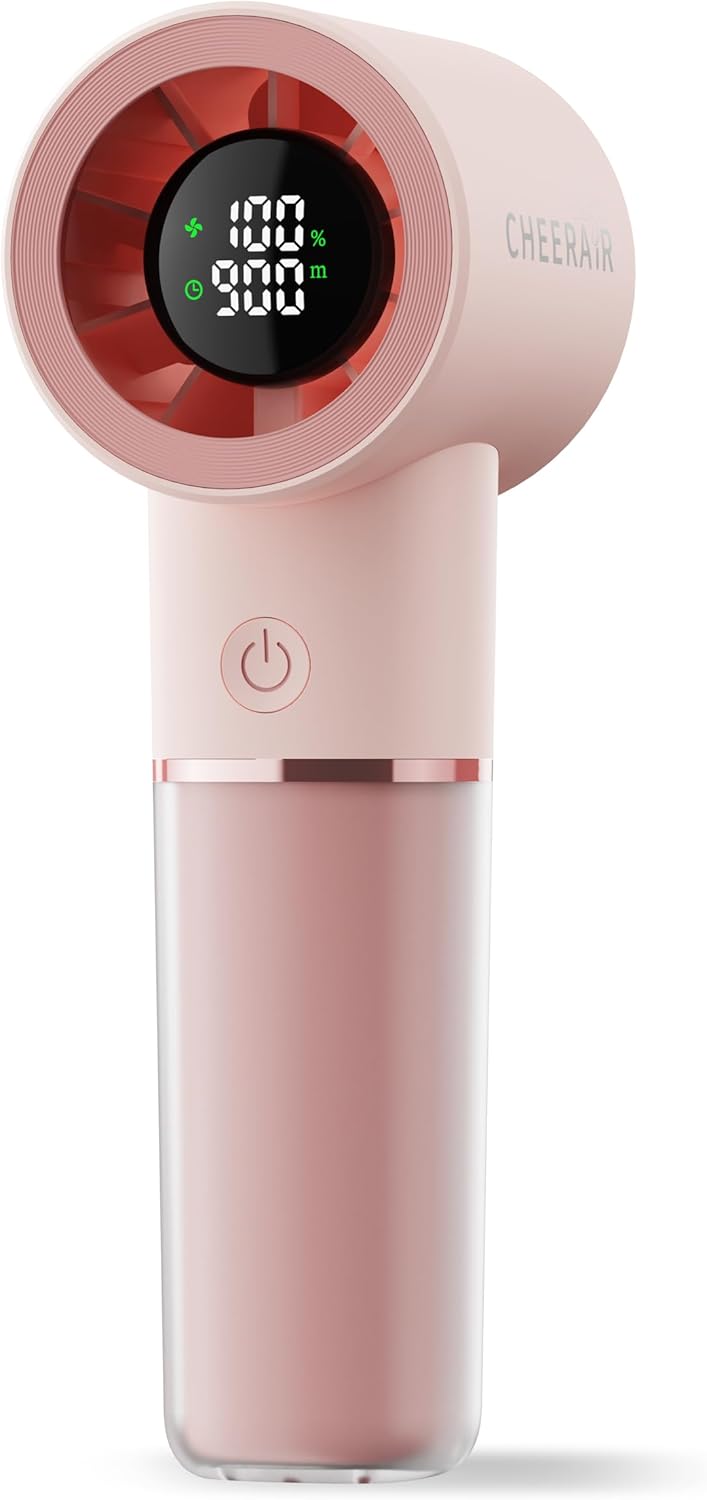Skiennix Handheld Portable Fan - 6-Speed Mini Personal Fan with 5000mAh Battery | Ideal for Travel & Camping