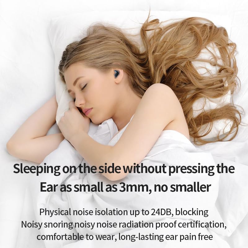 YLYHHFY 5.4 Wireless Bluetooth Sleep Earbuds in Ear Light-Weight Headphones Mini Sleep Headphones Small Design