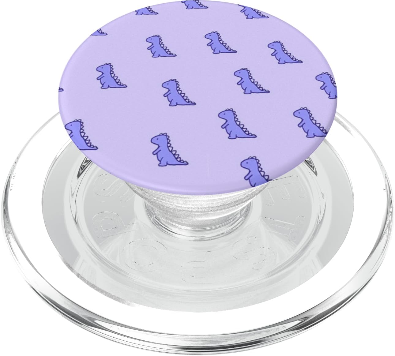Cute Purple Grip Dino T Rex For Dino Lovers Funny & Cute Dinosaur T Rex Purple Dino in Purple for Girls PopSockets
