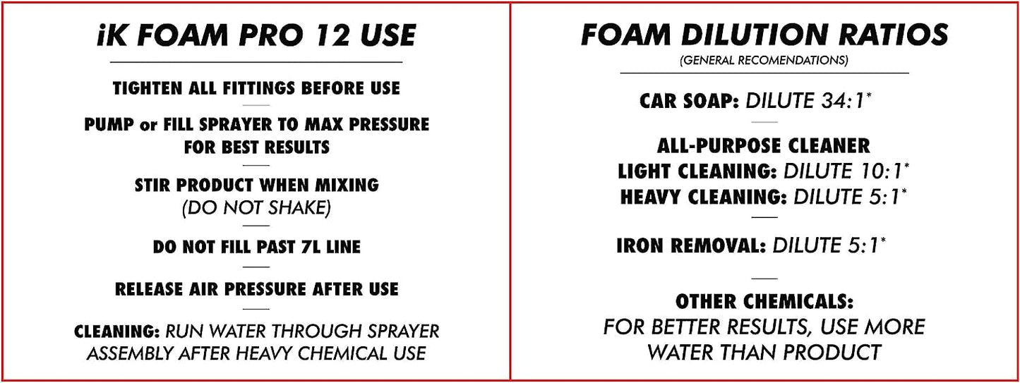 Foam Pro 12 Sprayer with Keychain