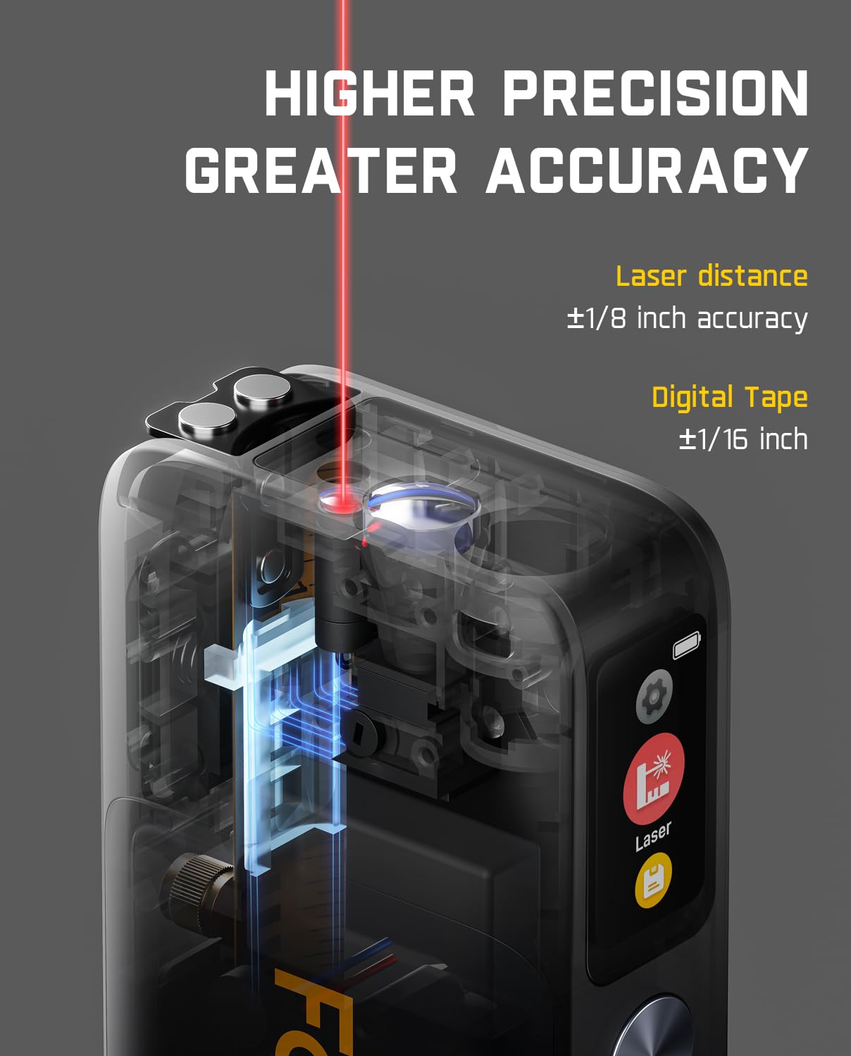 Fanttik A10 Pro 2-in-1 Digital Laser Tape Measure with HD IPS Color Display & Fanttik A10 Apex 3-in-1 Digital Laser Tape Measure with HD Color Display