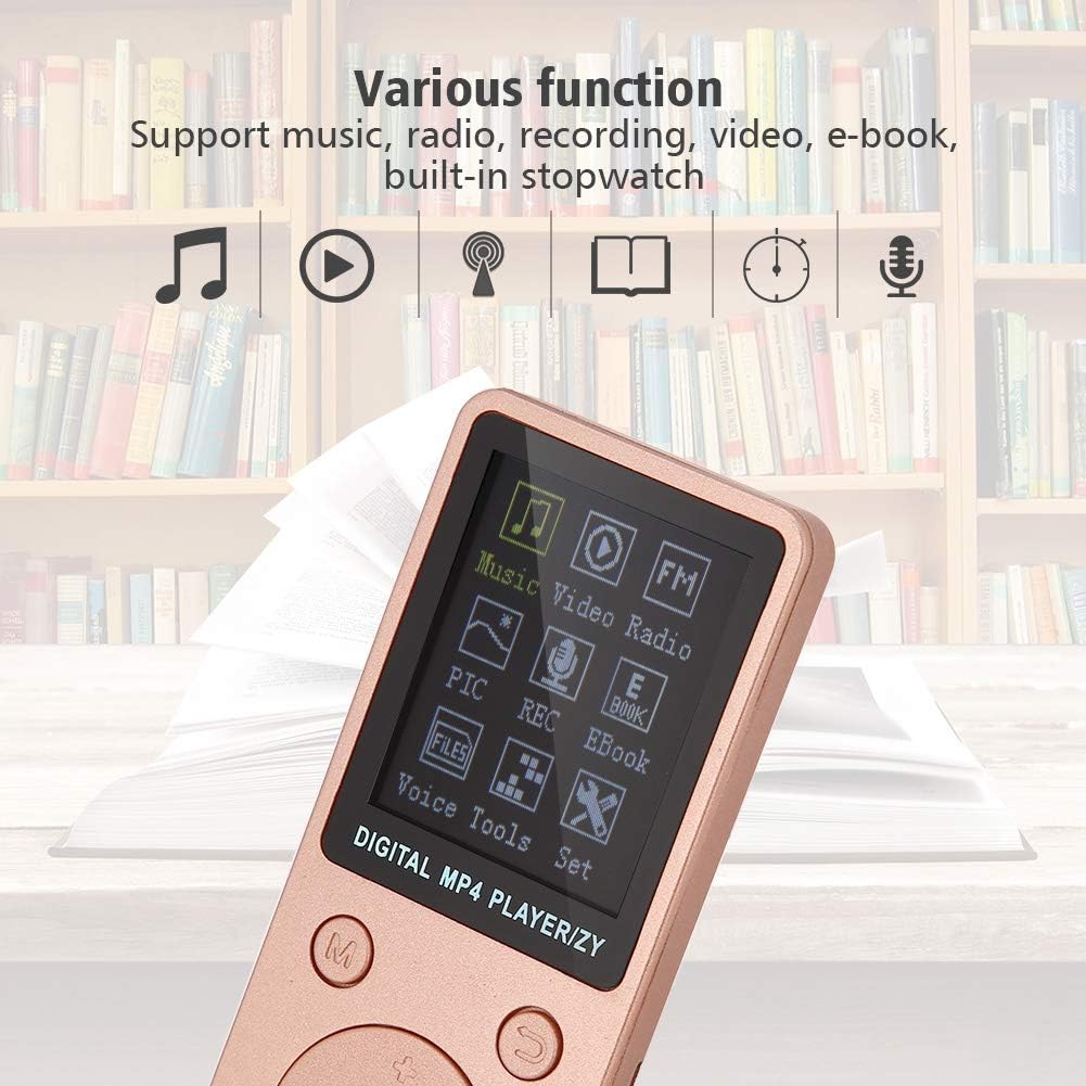 Eboxer MP3 MP4 32G Portable Player, Music Player Support Music Radio Recording Video Ebook, Built in Stopwatch, Up