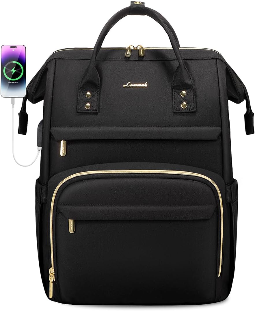 Backpack,15.6 Inch Backpack,Waterproof Pack LOVEVOOK Laptop Professional Womens Purse Computer Bag Nurse Teacher