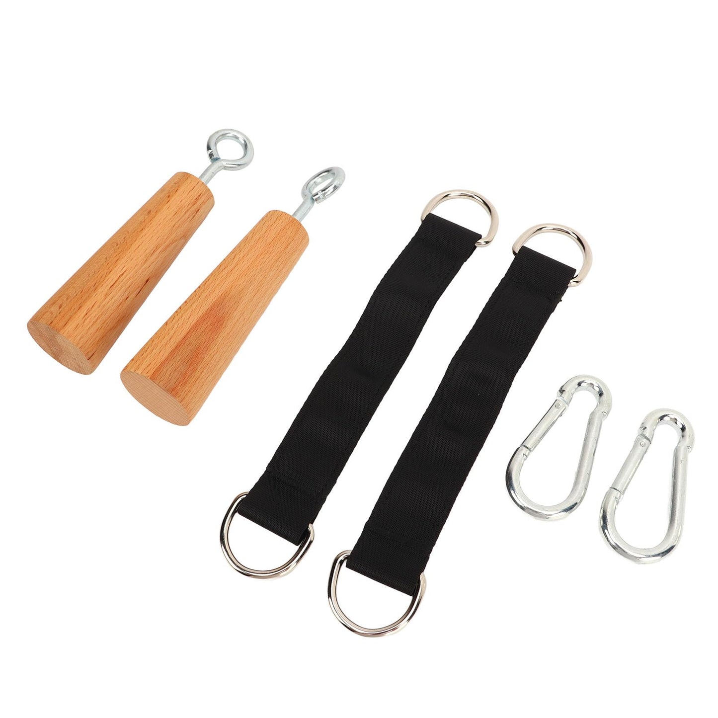 Wooden Pull-Up Grips, Durable Comfortable Upper Body Strength Trainer Home Gym Equipment for Men Women Fitness Enthusiasts Strength Training Daily Workouts