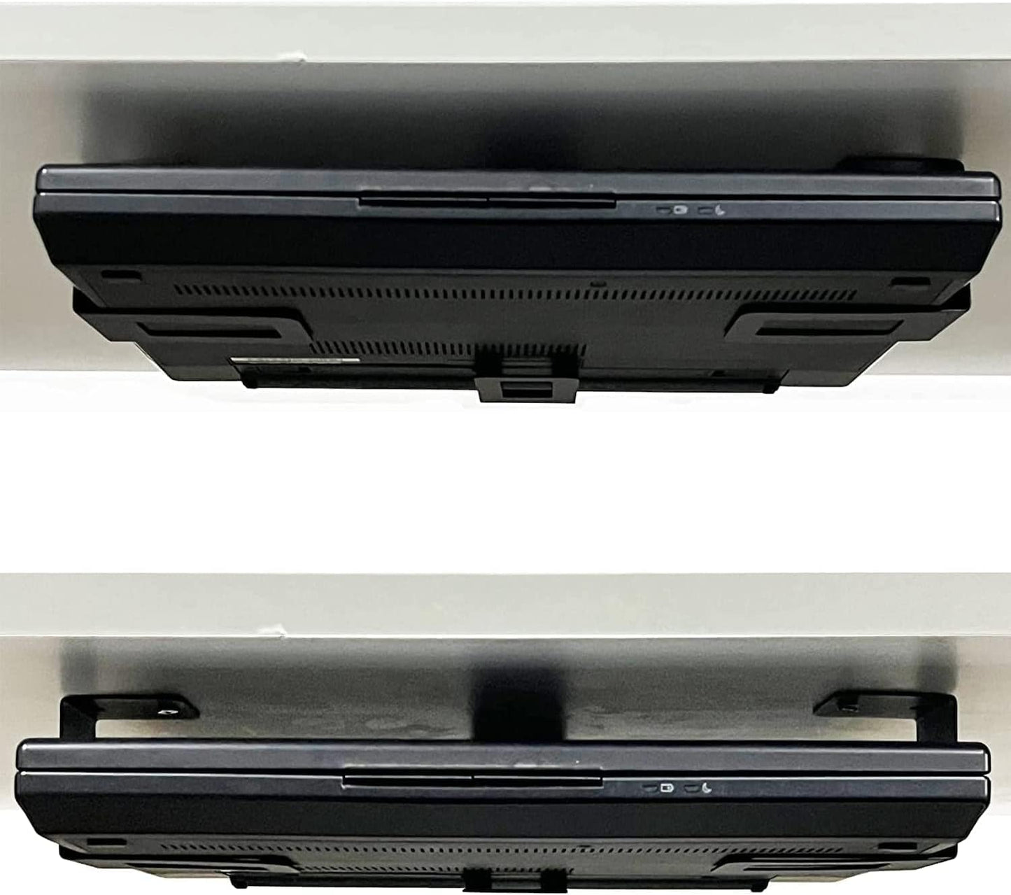 AUXPhome (3) Laptop Holder Under Desk Laptop Mount Organizer Rack Storage Shelf, Add On Under Table Laptops, Keyboard