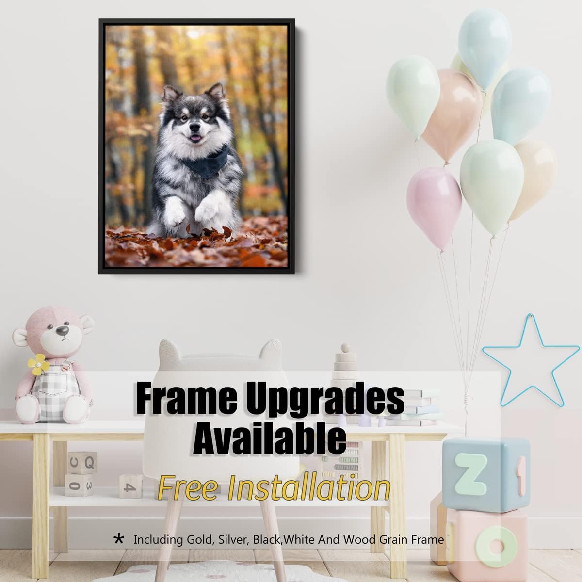 Skiennix Custom Canvas Prints - Personalized Wall Art for Bedroom & Living Room | 5" W x 7" H, Gift Wrapping Available