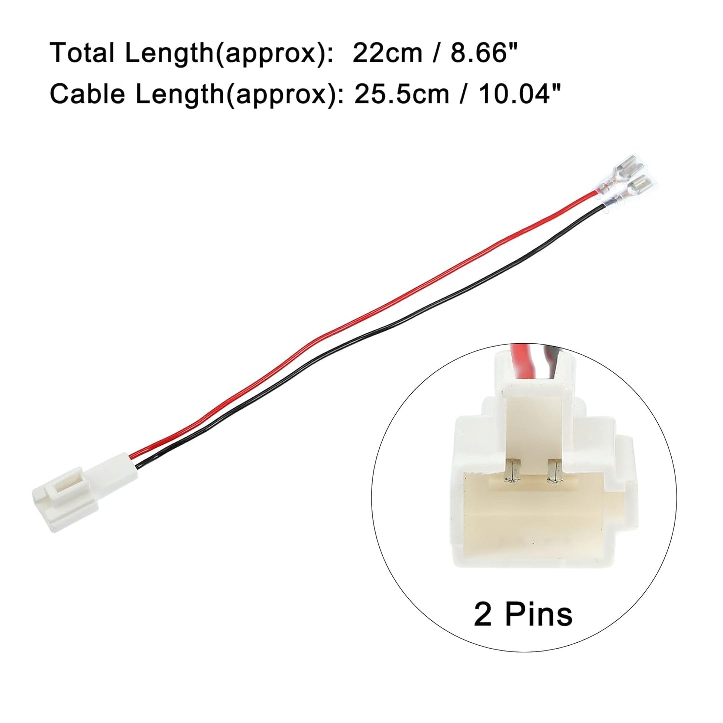 2 X AUTOHAUX Pcs Car Audio Speaker Wiring Harness Connector Plug for Kia for Hyundai for Toyota for Subaru for Suzuki