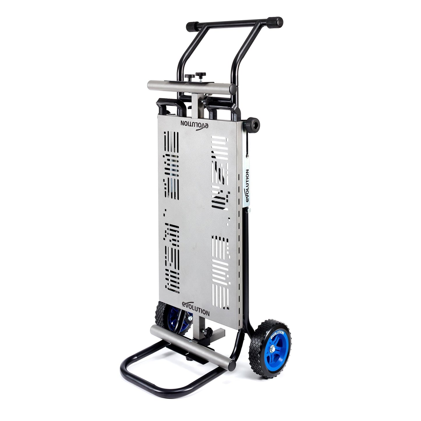 EVOLUTION MCSSTAND | Mitering Chop Saw Stand with Powerlift Assist | Heavy-Duty Steel Frame | All-Terrain Wheels | Compatible S14MCS, S355MCS, S355CPSL, S14CPS, S15CPS | Gas-Strut Lift