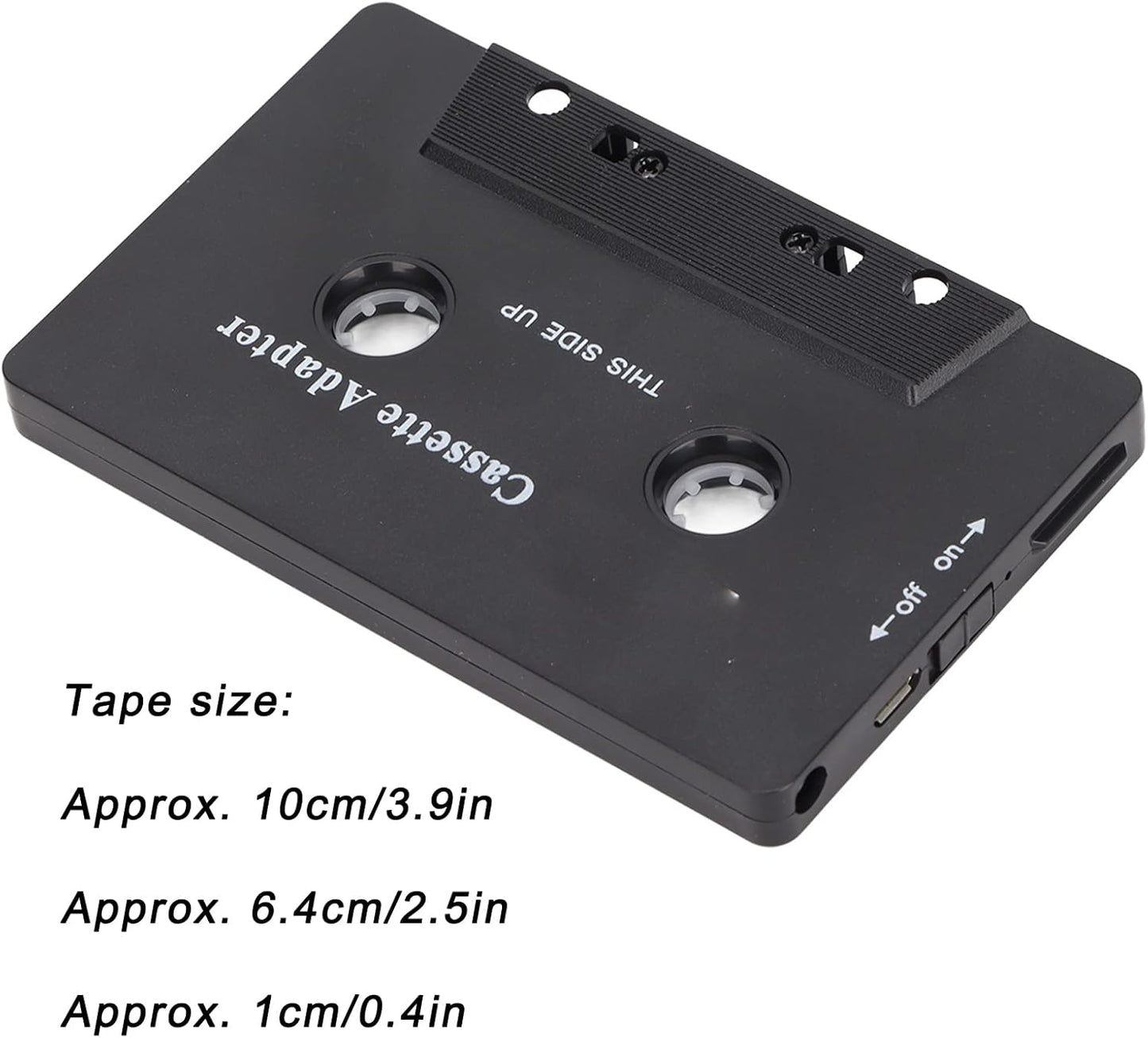ciciglow Cassette Cassette MP3 Car Audio Bluetooth to Aux Receiver, Noise Reduction Bluetooth Adapter, Fast, for Mobile
