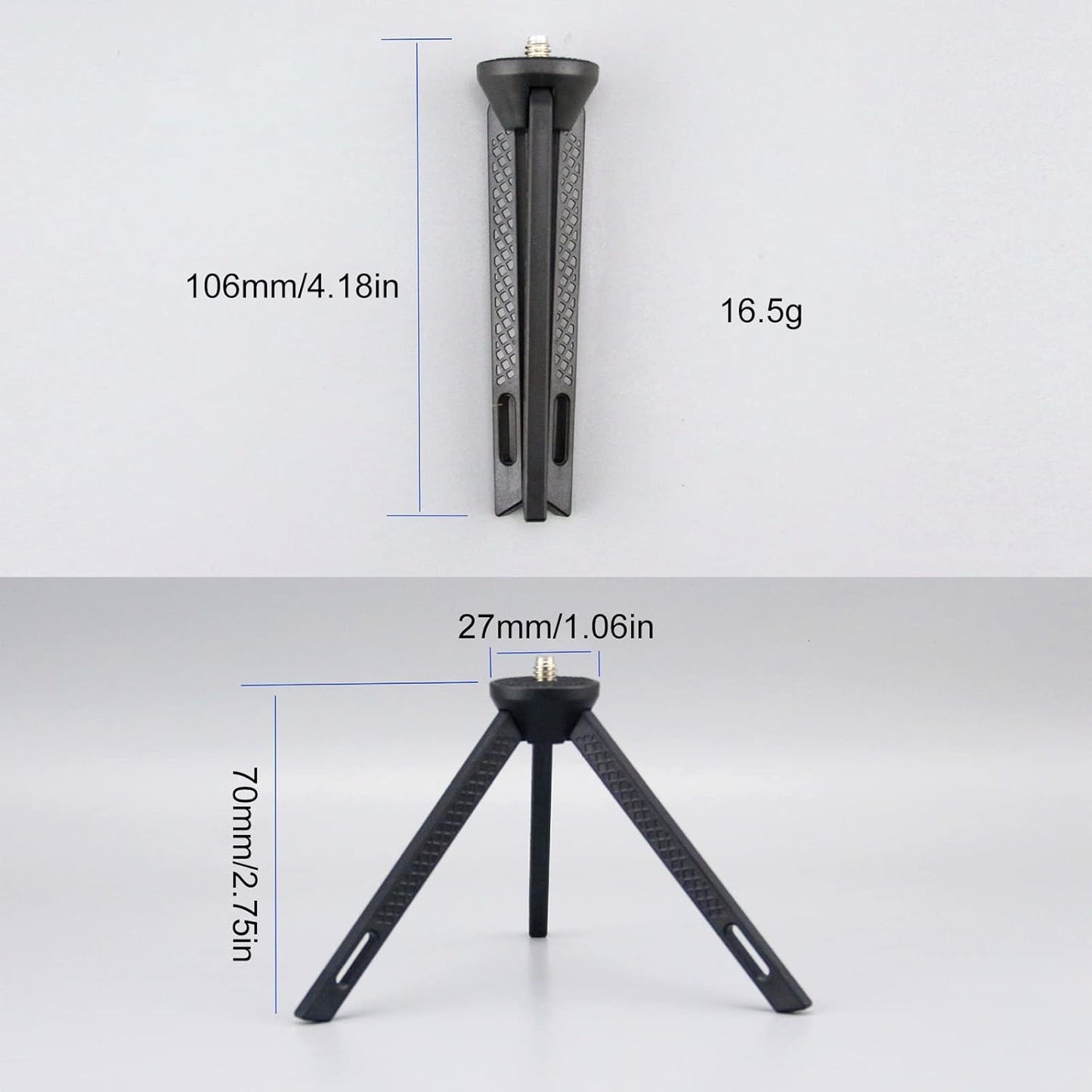 COOLHOOD 1/4 2-5kg Camping Lamp Tripod Stand Fit On Screw Stand Desktop Camera Holder Projector Tripod Stand Load