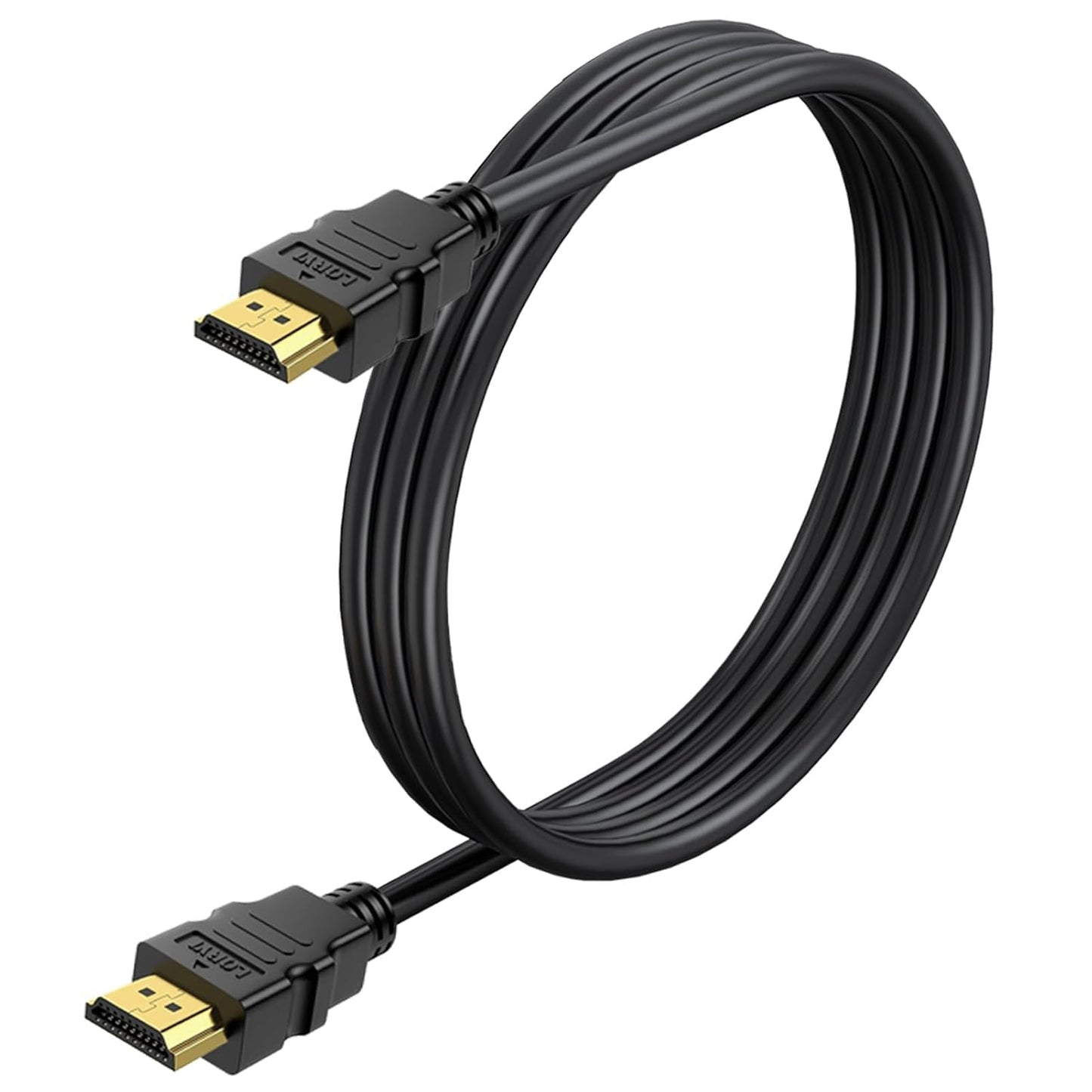 CEFOJQAO 1 10-Pack, 4K 2.0 120Hz CL3 2.2, 3D PS4/5, Short HDMI Cable FT Shielded HDMI TV Cord, Gold-Plated HDMI Male