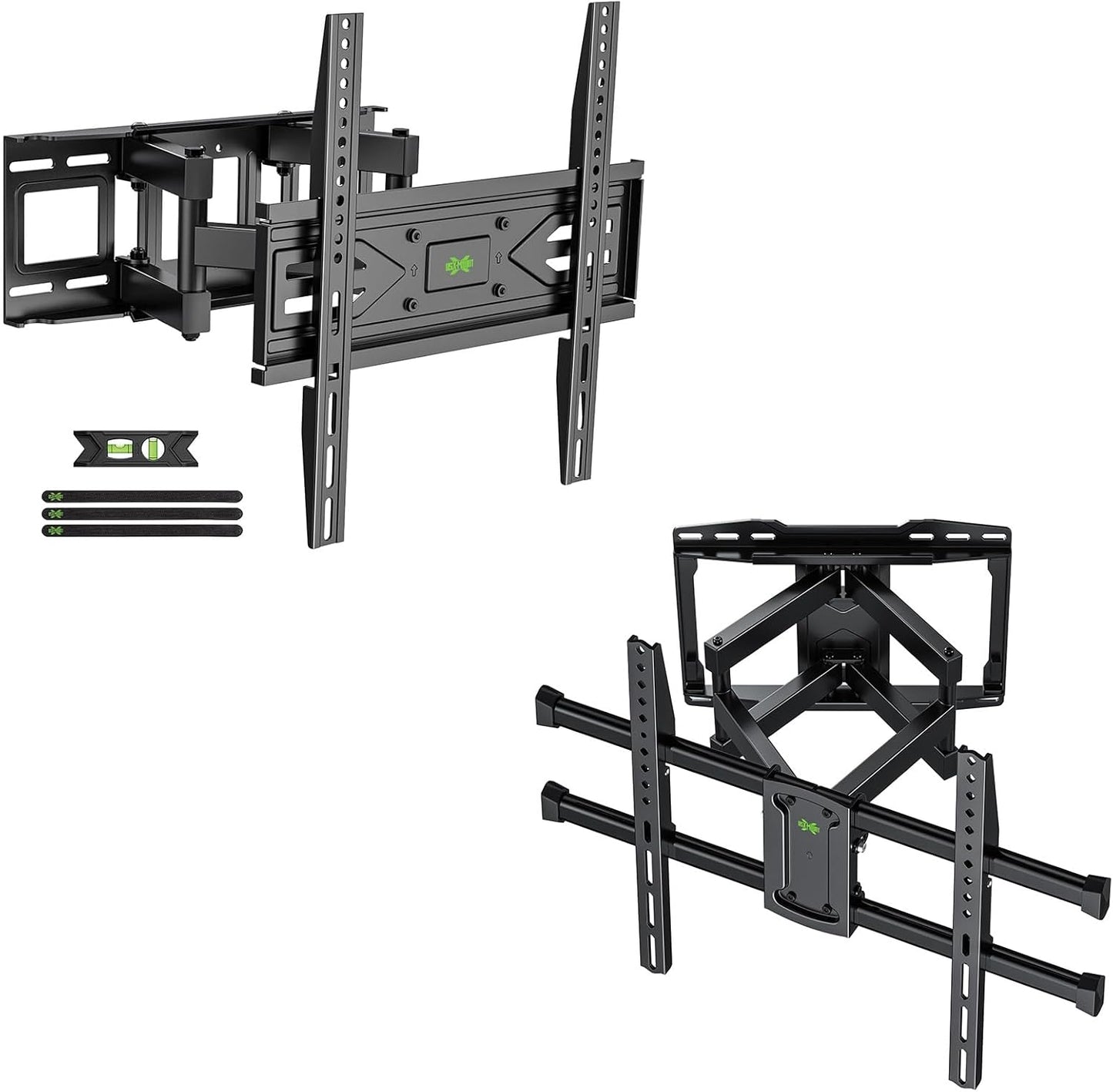 USX MOUNT Full Motion TV Wall Mount - Fits 32-70 Inch TVs | Adjustable & Swivel Design