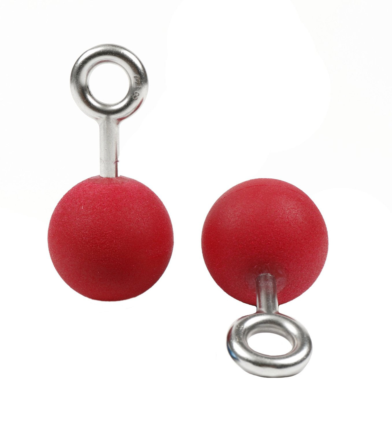 Atomik Climbing 2.5 Inch Hanging Ninja Balls Set of 2 in Red
