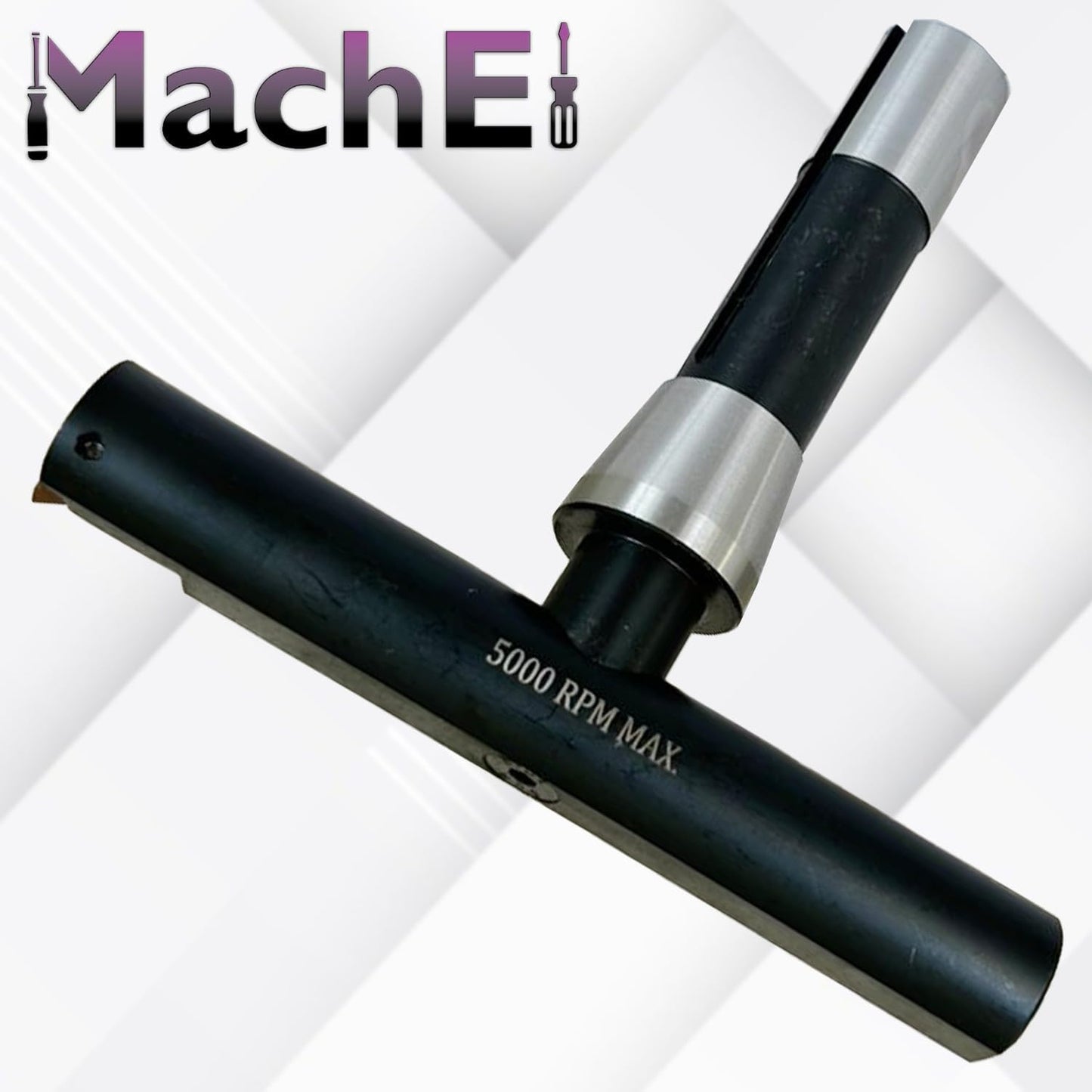 MachEl New Balanced Design 6″ Fly Cutter Indexable Type with R8 Shank (7/16 UNF Drawbar Thread) Single Insert Face Milling Cutter TCMT1604 Insert Included Torx Screw & Star Key Included