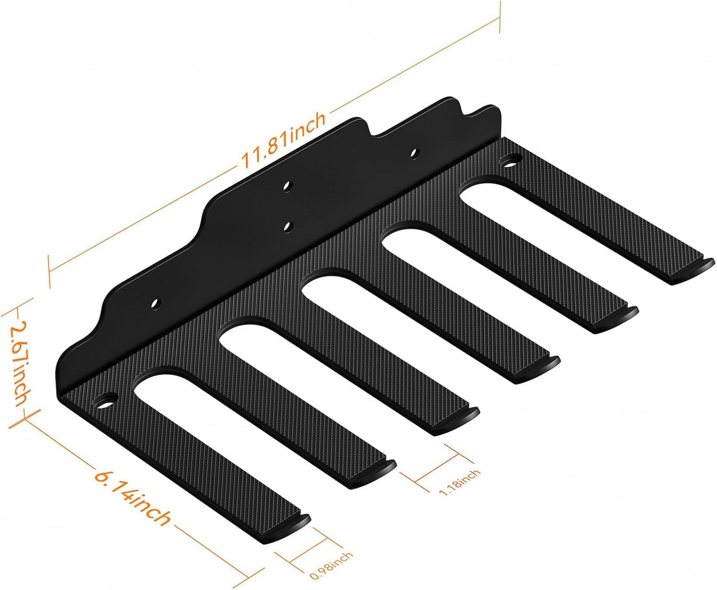 XZHXFX Gym Home Storage Rack, Multi-Purpose Heavy Duty Rack for Resistance Bands, Jump Ropes, Lifting Belt, Fitness Bands, Barbells, Home Gym Accessories Hanger with 6 Hooks