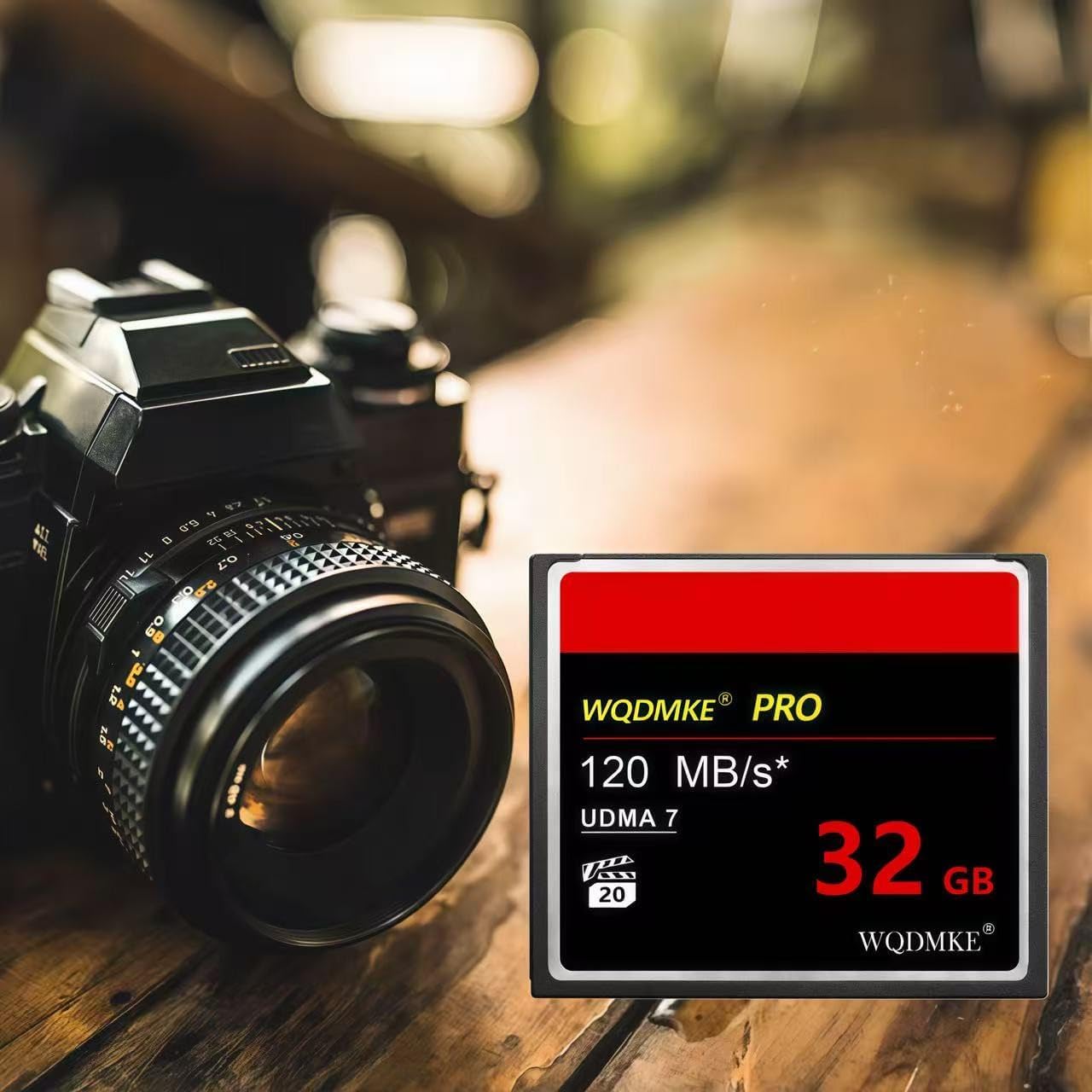 WQDMKE 32GB 120MB/s CF Memory Card UDMA Speed Up to Camera Cards