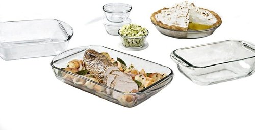 Anchor Hocking Casserole Dish - 2 Quart Clear Glass for Effortless Baking and Serving