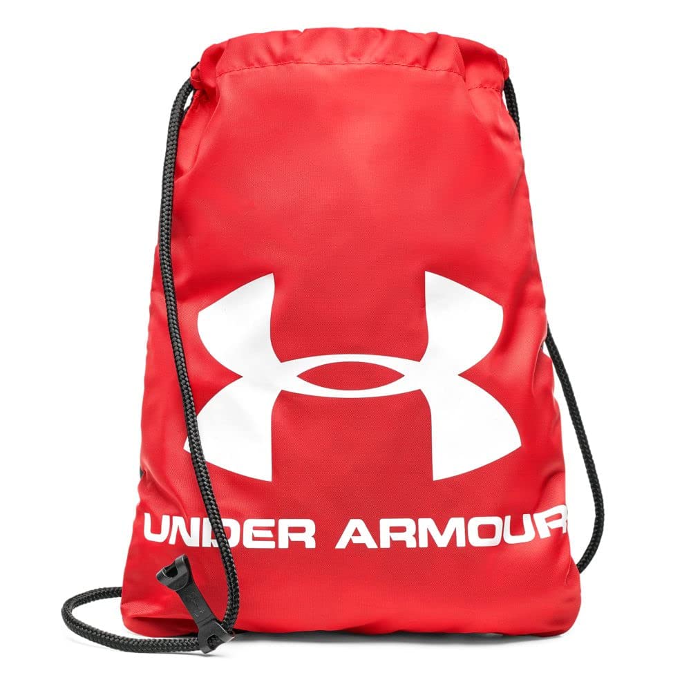 Under Armour Unisex-Adult Ozsee Sackpack , (603) Red / / Red , One Size Fits All