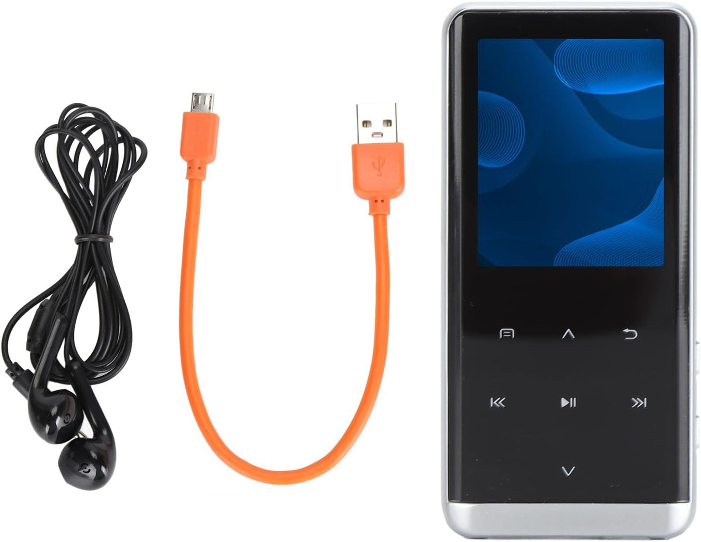 Semme MP3 .5in 3D 4GB (8G) Portable Player with Screen HiFi Sound Stereo E Book Functionality for Home Outdoor Travel