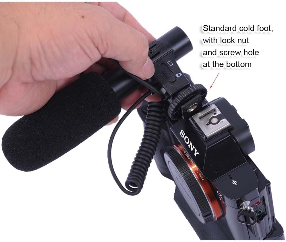 duomianshou 3.5mm DC/DV Dedicated Recording Microphone MIC with Cold Foot & Audio Plug for Digital Camera Video