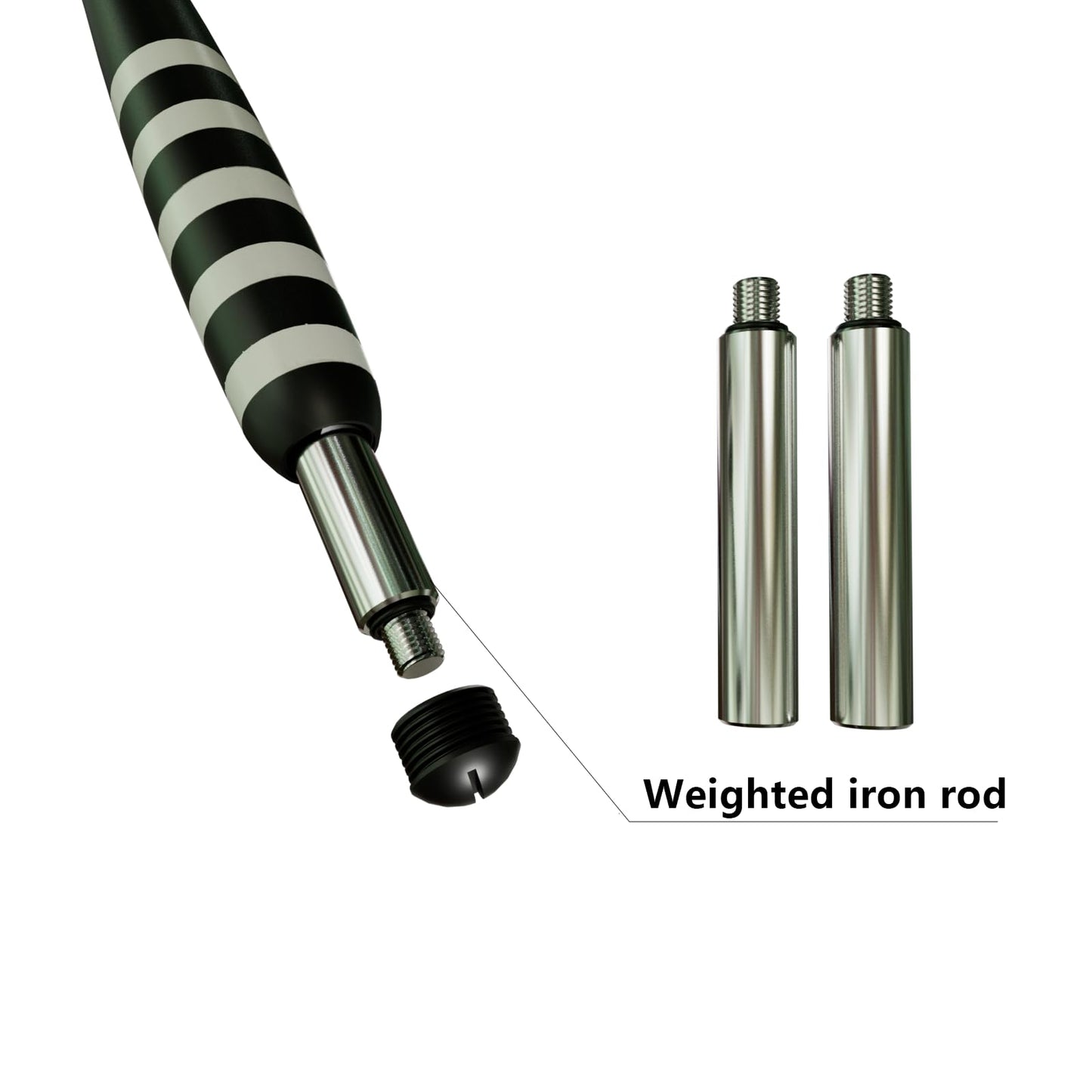 MOGOLD DIY Adjustable Weight Jump Rope (0.4LB /1/2LB/0.7LB /0.8LB) Interchangeable 2mm & 5mm Cable for CrossFit, Double Unders, HIIT Workouts - Fast Clamp System, 10ft Adjustable