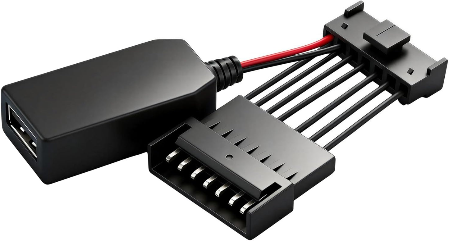 Rkakneecs (7-pin Dashcam Power Adapter Type B), Compatible with Select Nissan, Mitsubishi, Toyota, & More. Connects