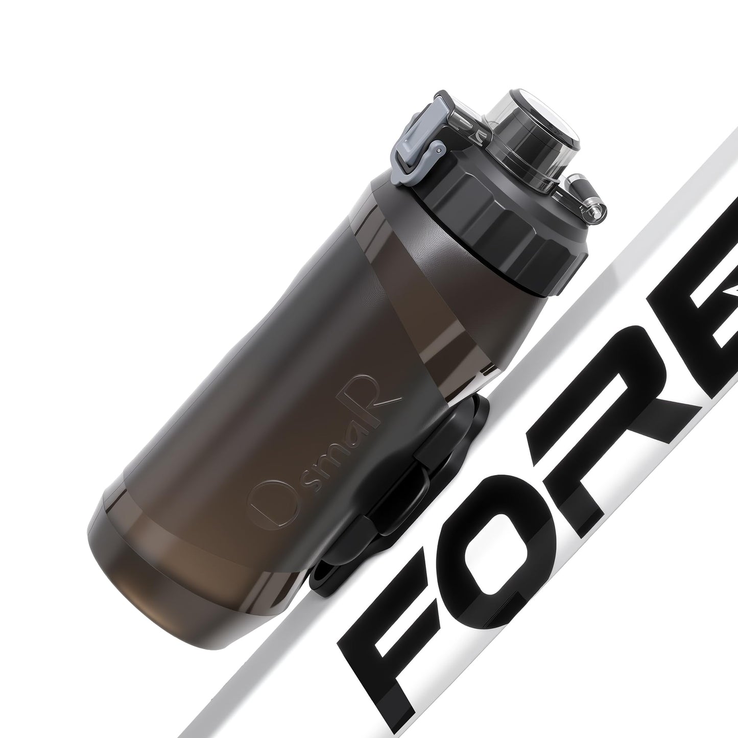 Magnetic Cycling Water Bottle with Bike Mount – 600ml / 20oz, Quick Snap-Release, Cage-Free, One-Handed Access – M5 Screws Included – Fits MTB, Road & Gravel Bikes
