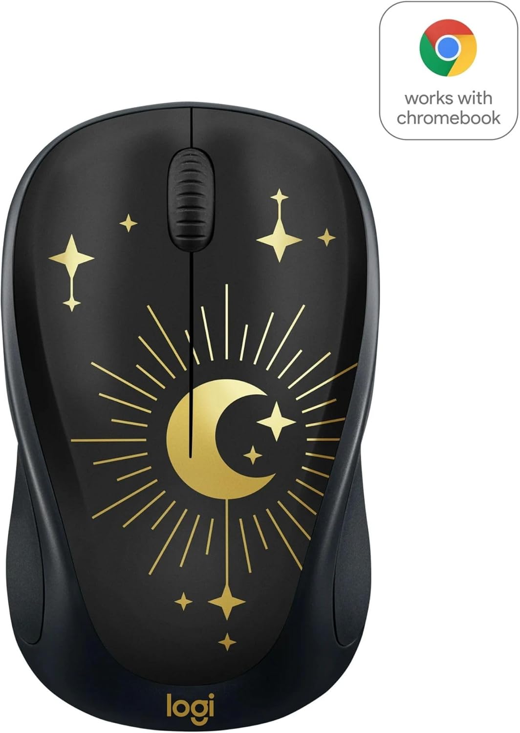 Logitech 2.40 Mouse - Optical - Wireless - Radio Frequency - GHz - Magic Night - Tilt Wheel