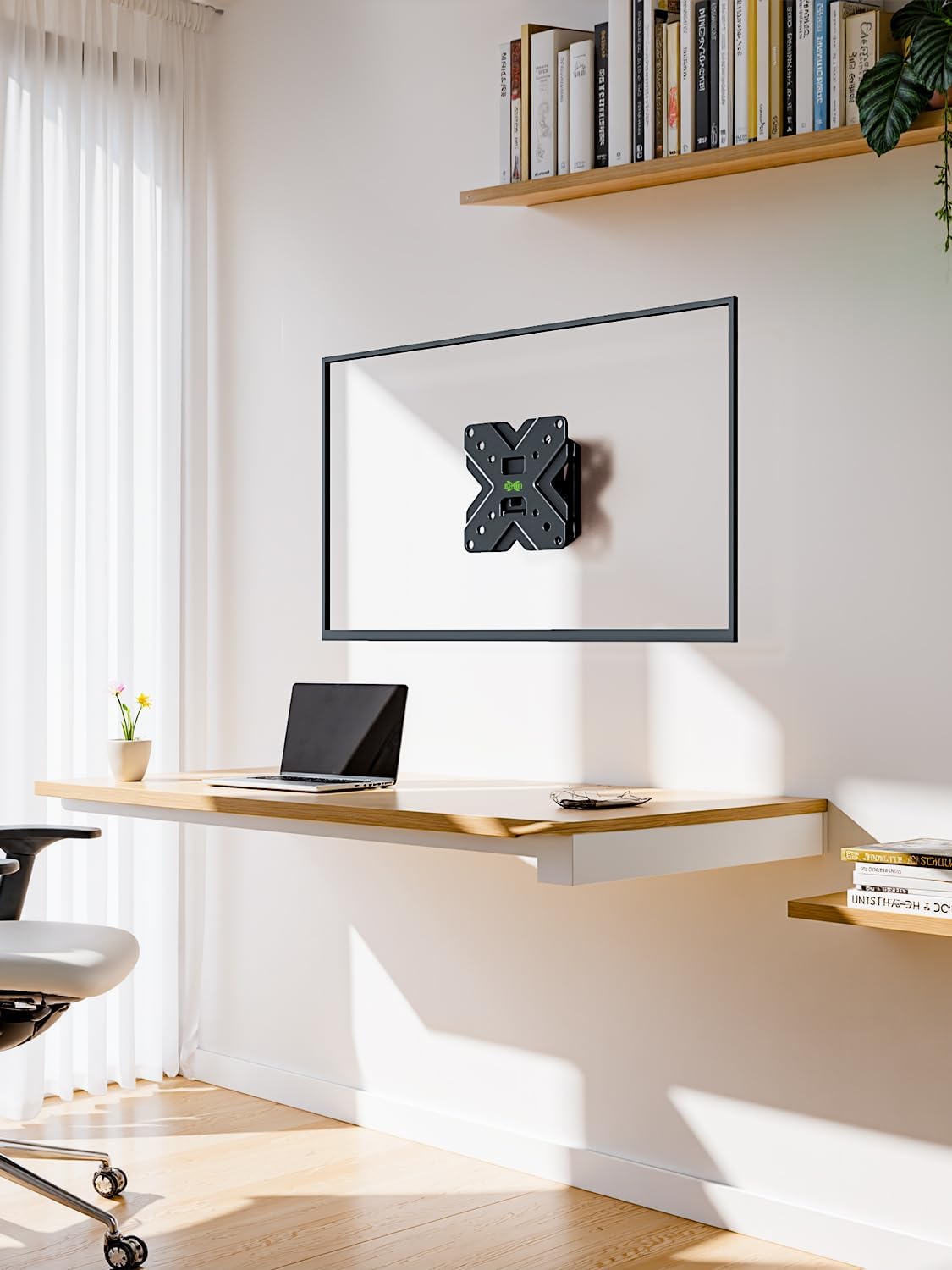 USX MOUNT Small TV Wall Mount Bracket - Swivel & Tilt VESA Mount for 10-32 Inch LED/OLED TVs | 22lb Capacity