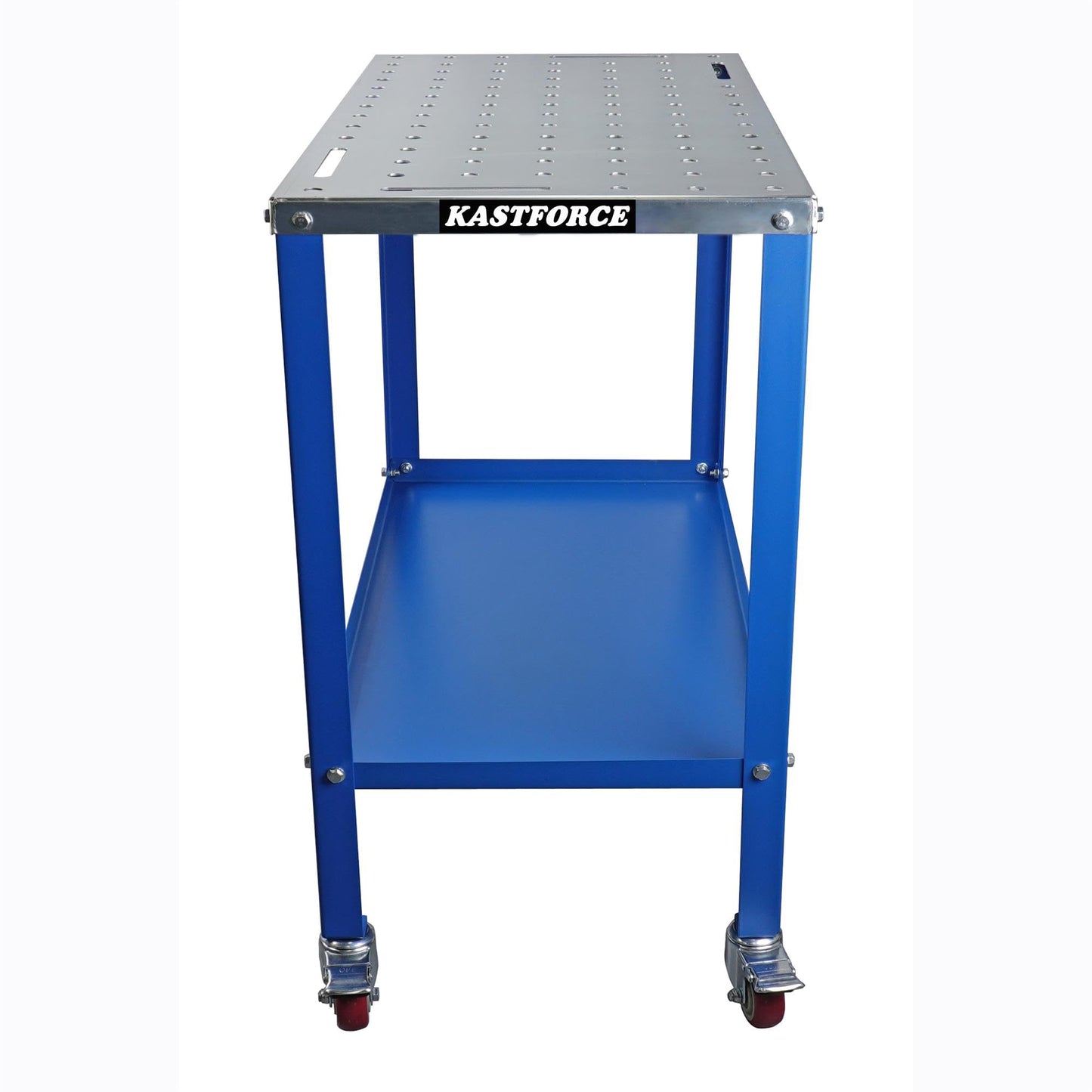 KF3017 Rust-Free 36”×18” Welding Table 1200 lbs Loading Capacity, Wedling Cart Universal Work Table with 5/8" Holes, Top Thickness up to 13Ga, Withstands Heat up to 1600 Fahrenheit
