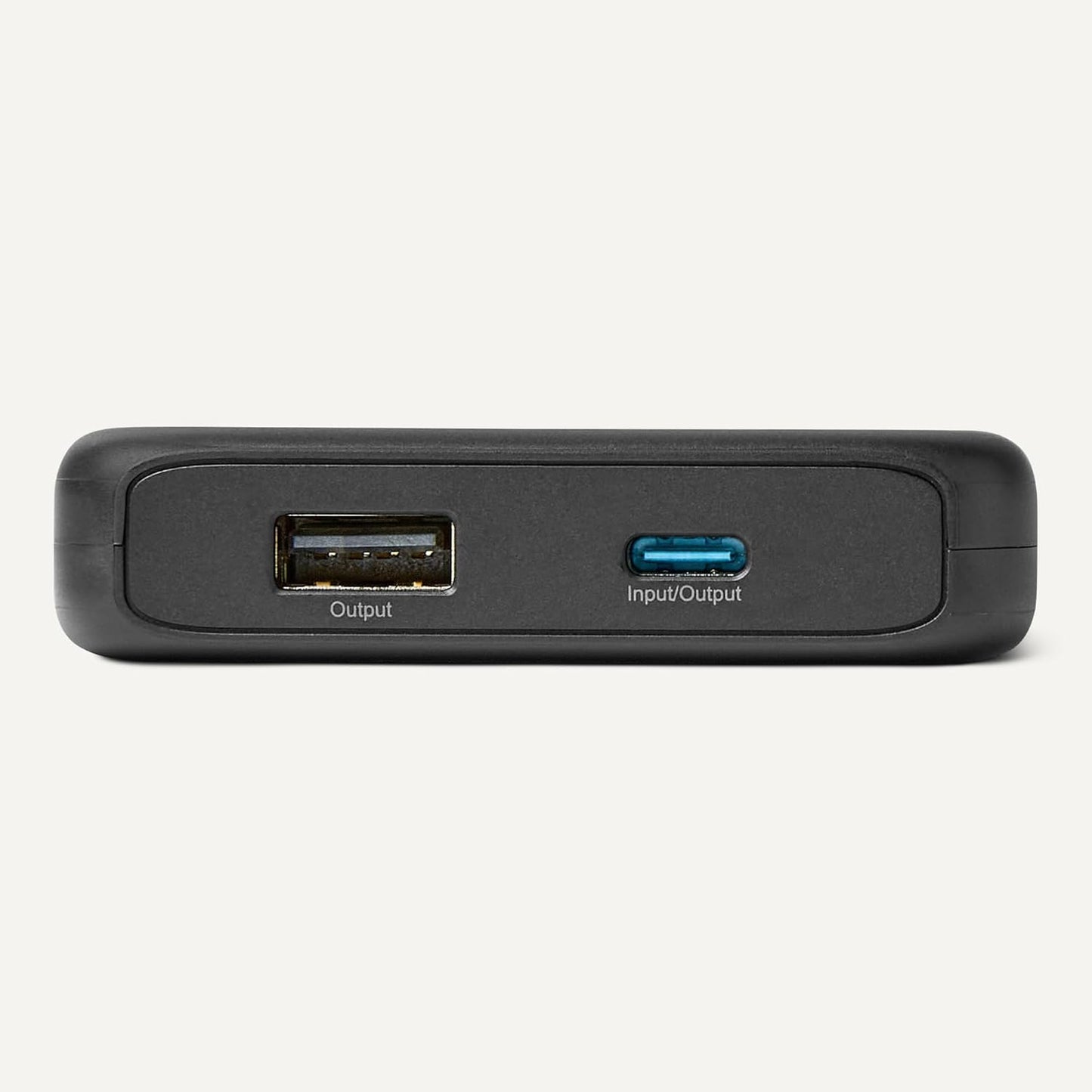 Amazon Basics 10,000 Slim Portable Charger Power Bank with LED Display, mAh, Black
