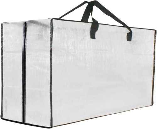 Heavy Duty Moving Bags - Extra Large Clear Storage Bags with Zipper & Handles for Easy Packing