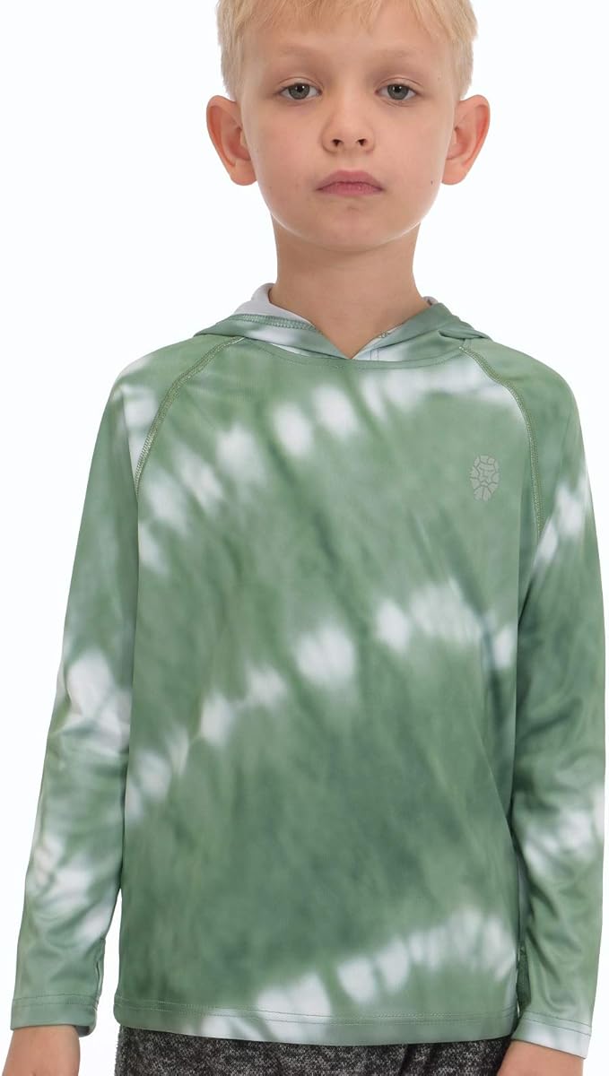 Hoodies for Boys Outdoor Recreation Shirts - Youth Athletic Tops Sun Protection UPF 50+