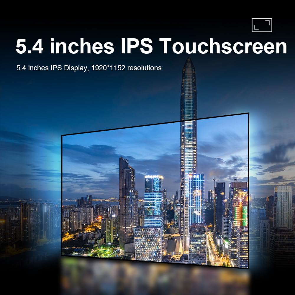 EVERSECU CCTV IP Camera Tester Monitor with Cable Tracer, 8MP AHD CVI TVI CVBS IP Camera Test 4K HD Display Video Monitor 5inch IPS Touch Screen IPC Tester with POE PTZ WiFi RS485 HDMI & VGA Input